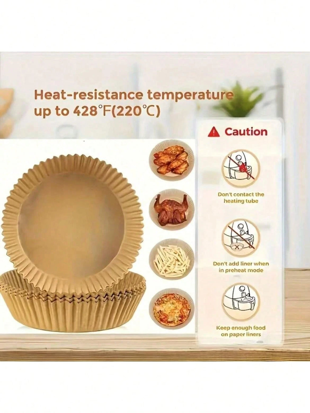 Air Fryer Baking Trays 100Pcs