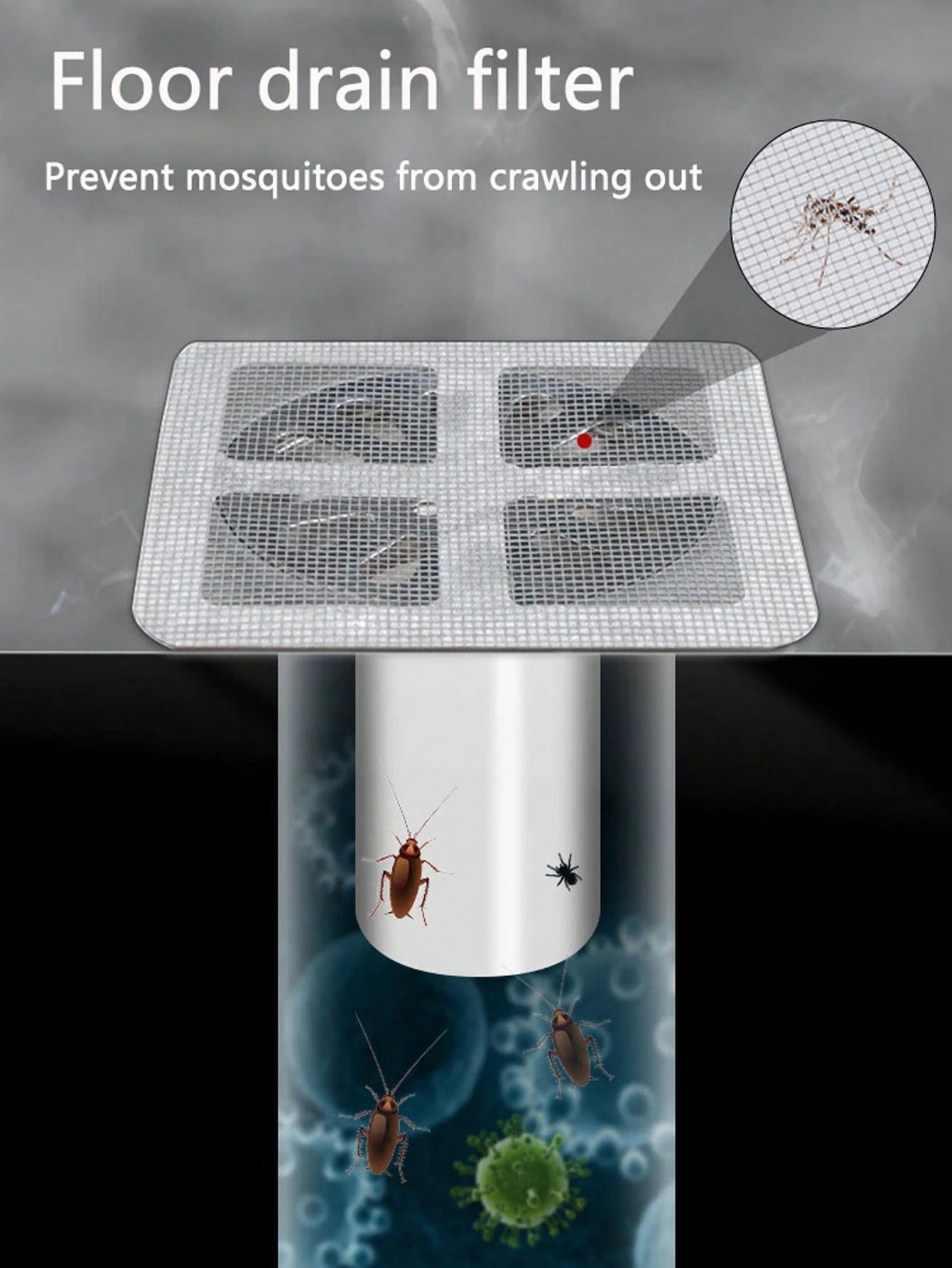 Disposable Hair Filter Stickers 10/30/50/100Pcs