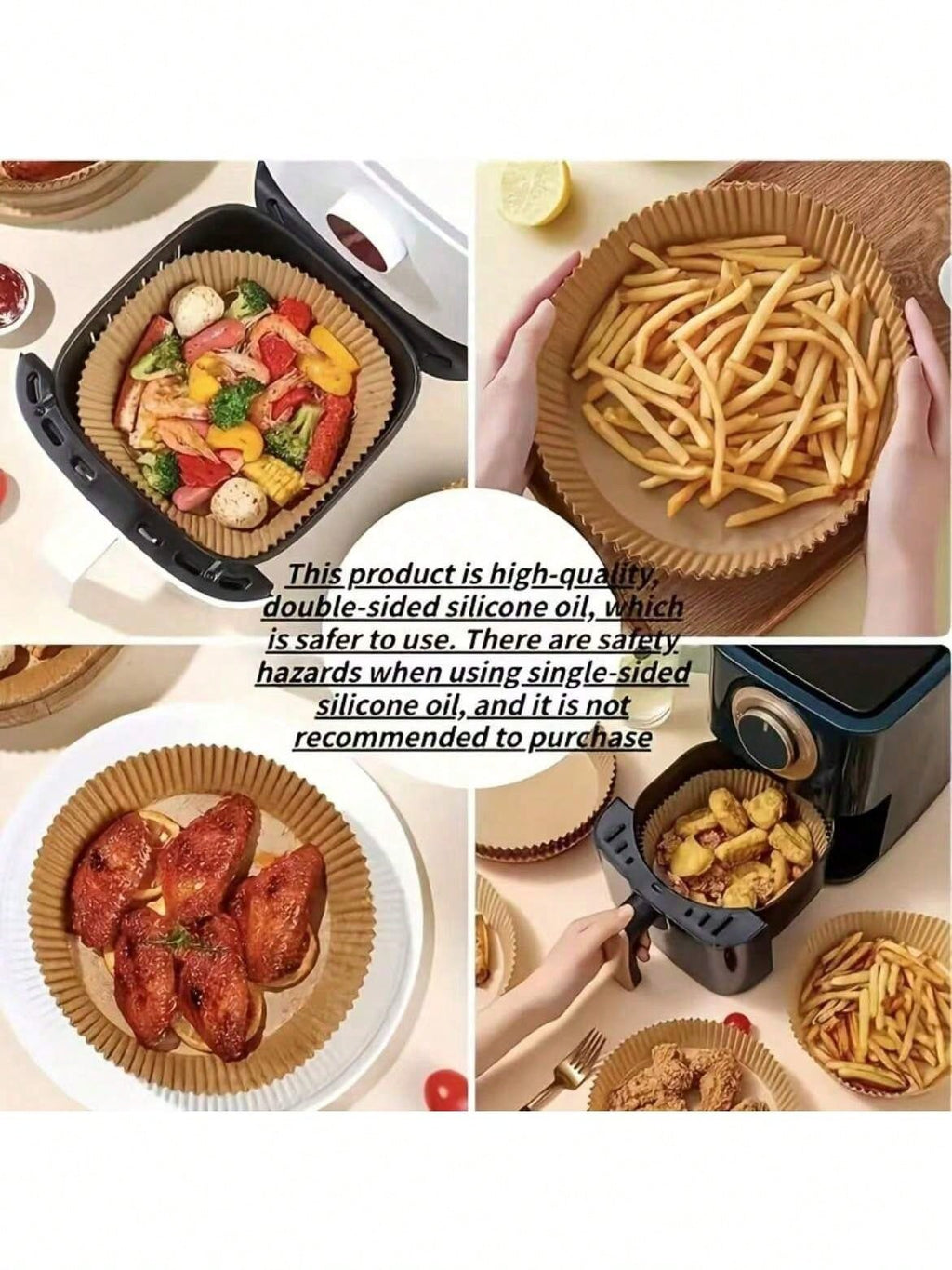 Air Fryer Baking Trays 100Pcs