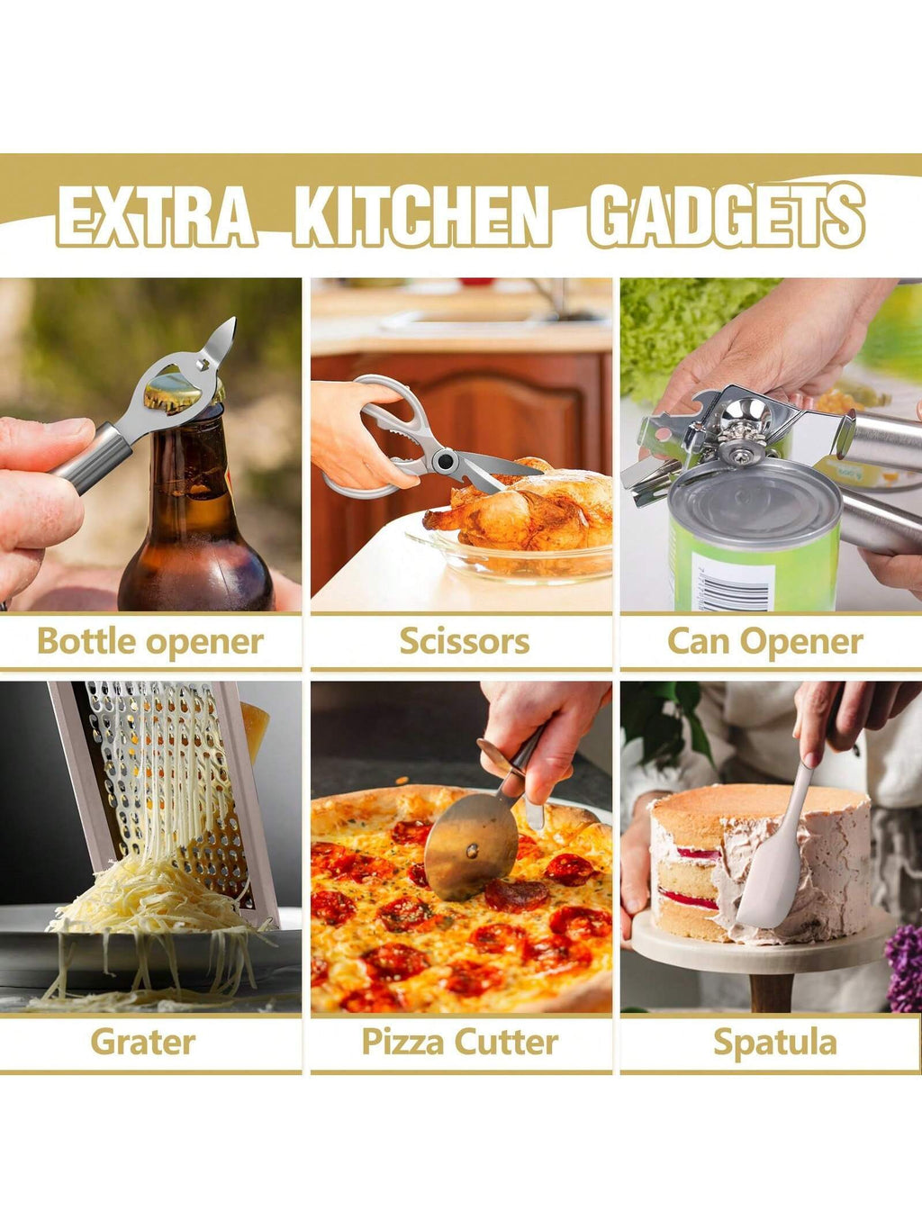 Silicone Kitchen Utensils Set- 34PCS